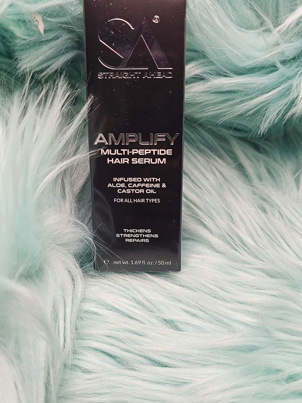 Straight Ahead Amplify Multi-Peptide Hair Serum — Black